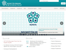 Tablet Screenshot of konya.edu.tr